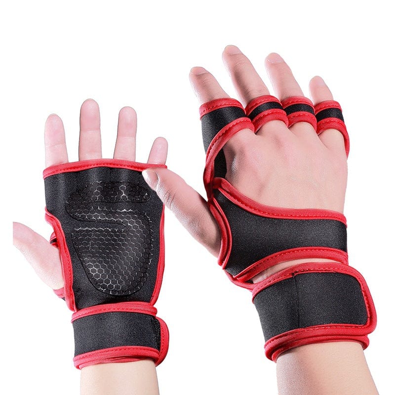 Pro grip training gloves Red