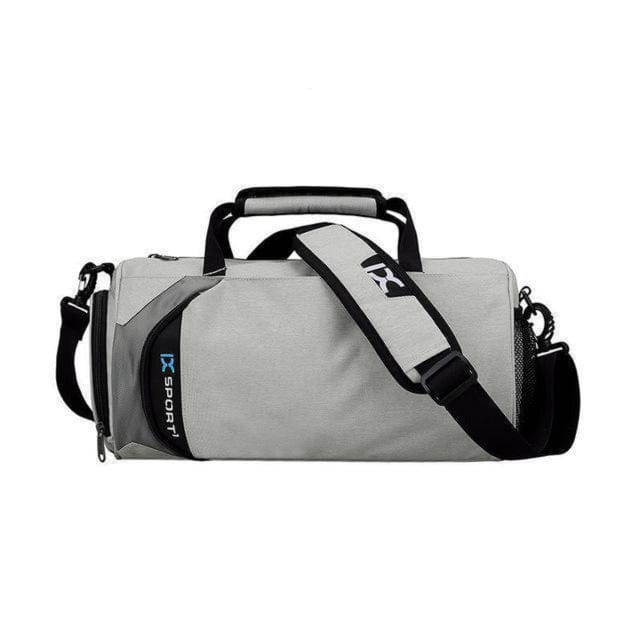 Waterproof Nylon Gym Duffel Bag Grey Small