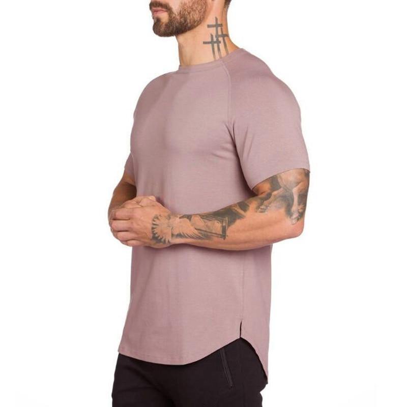 Muscle Fit Henley Gym Shirt Khaki
