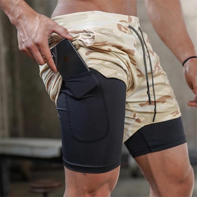 Flair Gym Training Short Khaki camouflage