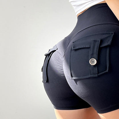Allrj High Waist Pocket shorts - ALLRJ