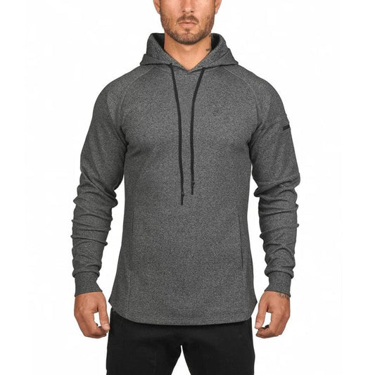 Allrj phone pocket active hoodie Dark Grey