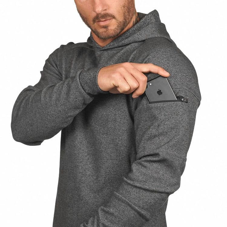 Allrj phone pocket active hoodie