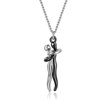 Fit Love & Passion Necklace Black/Silver hk 45cm