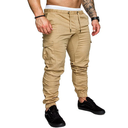 Men's casual fit jogger pants Khaki 5XL
