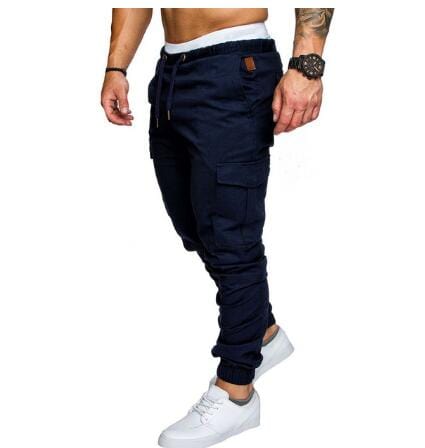 Men's casual fit jogger pants Navy