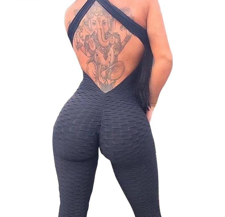 Elitex Womens Fitness Jumpsuit United States black
