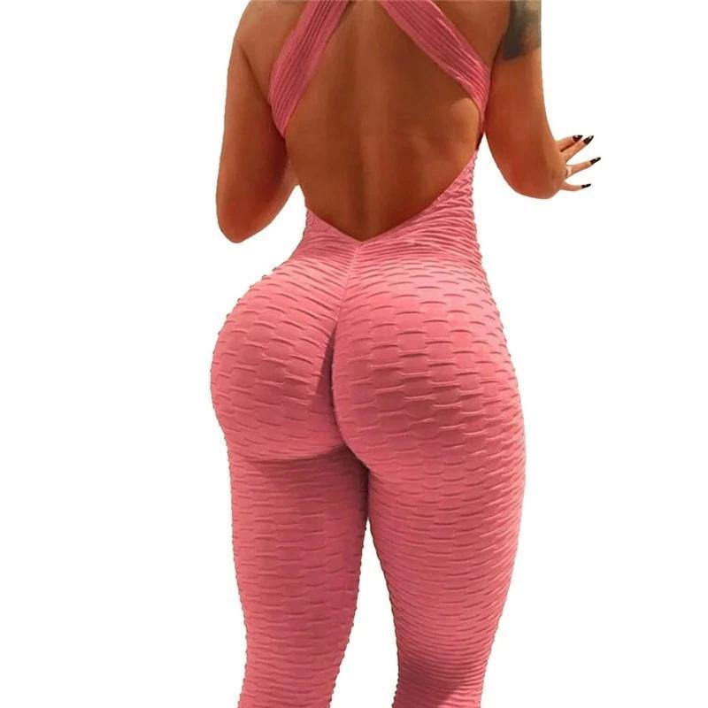 Elitex Womens Fitness Jumpsuit United States pink