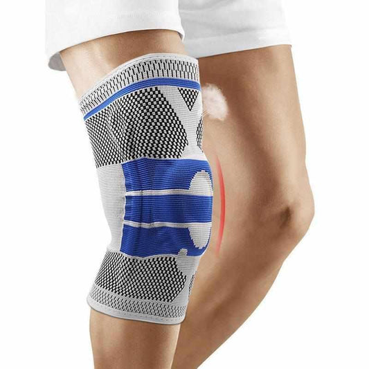 Pro Nylon Silicon Knee Sleeves Light Grey