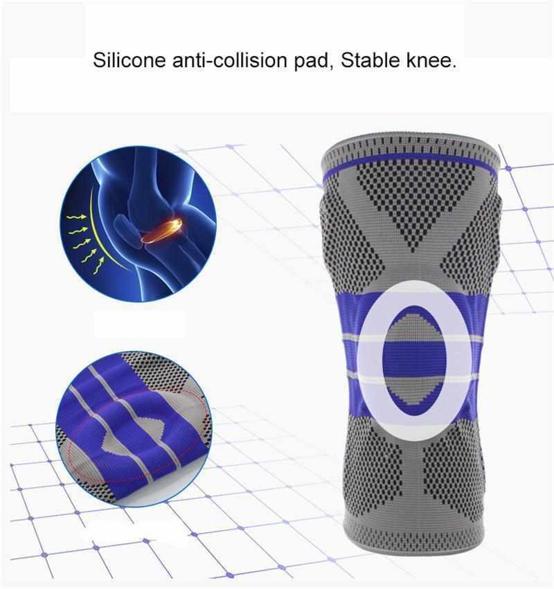 Pro Nylon Silicon Knee Sleeves