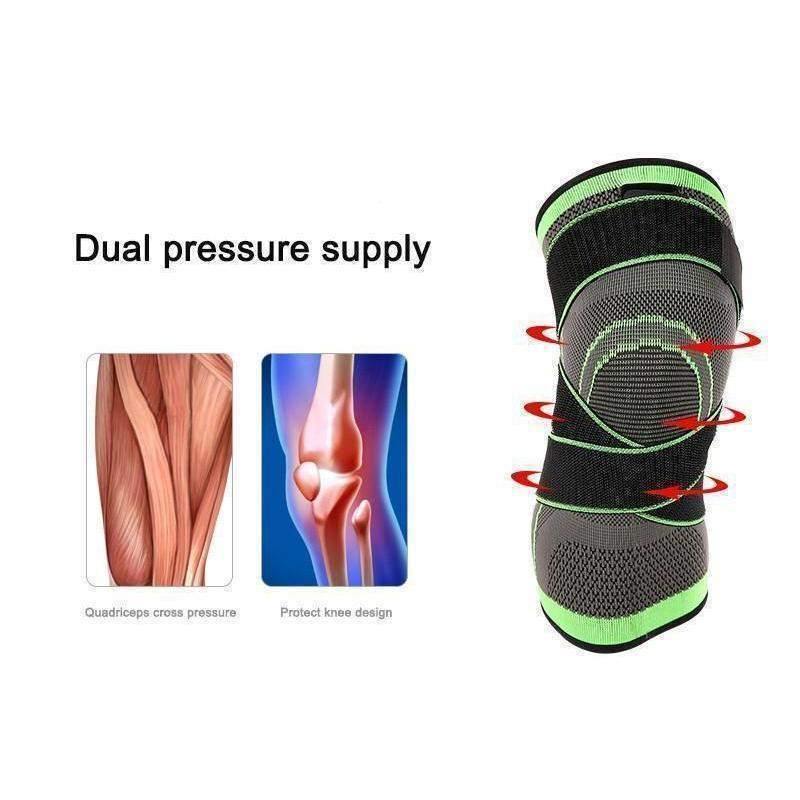 Unisex 3D X Knee Pad - Sports knee pad with 3D Weaving tech - ALLRJ