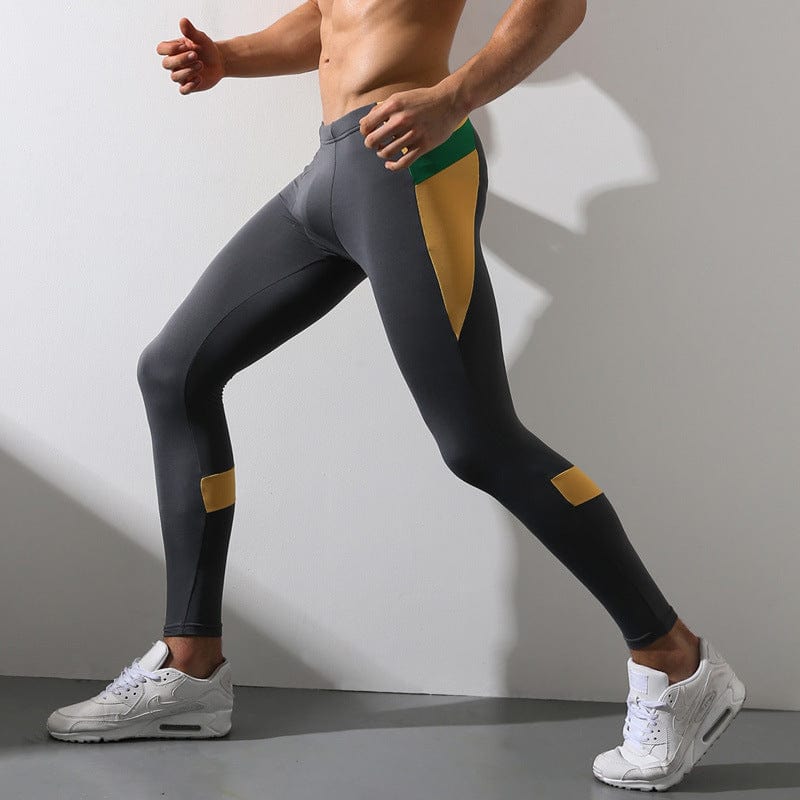 Men’s full compression leggings gray