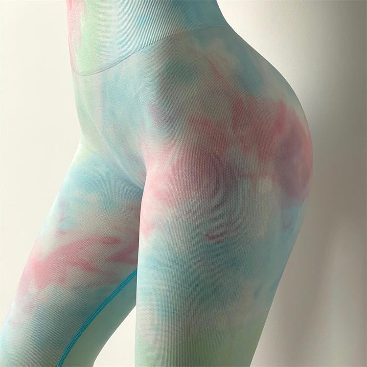 Deb premium tie dye leggings Green