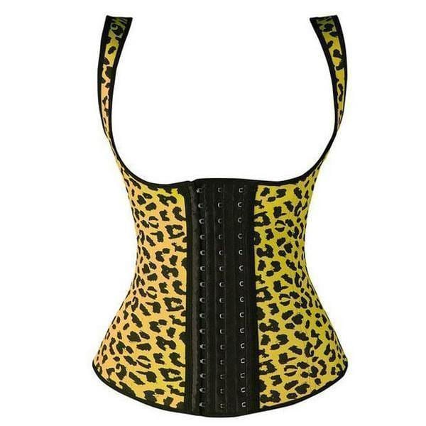Fitness Corset - The Best Under-bust Vest (Free Shipping) Leopard yellow
