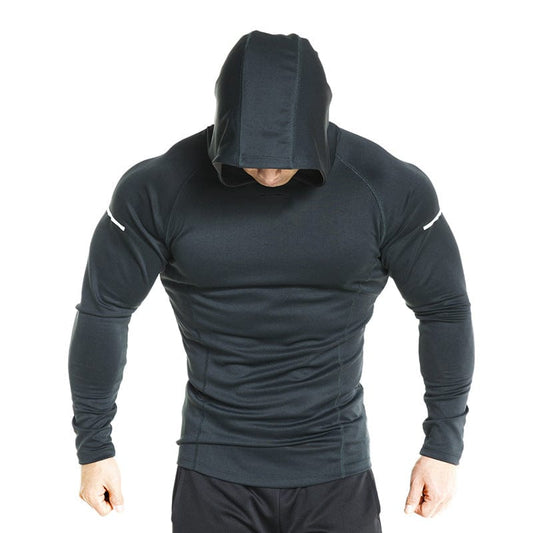 Olympia hooded warmup Dark green hood