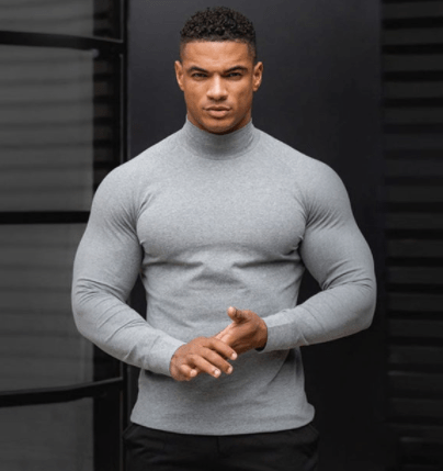 Men's Power Long Sleeve Grey