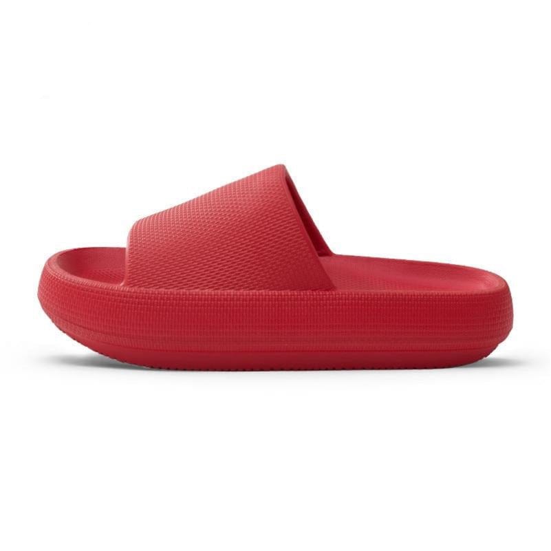 Footy gym slides - The most comfortable slide ever Maple leaf Red