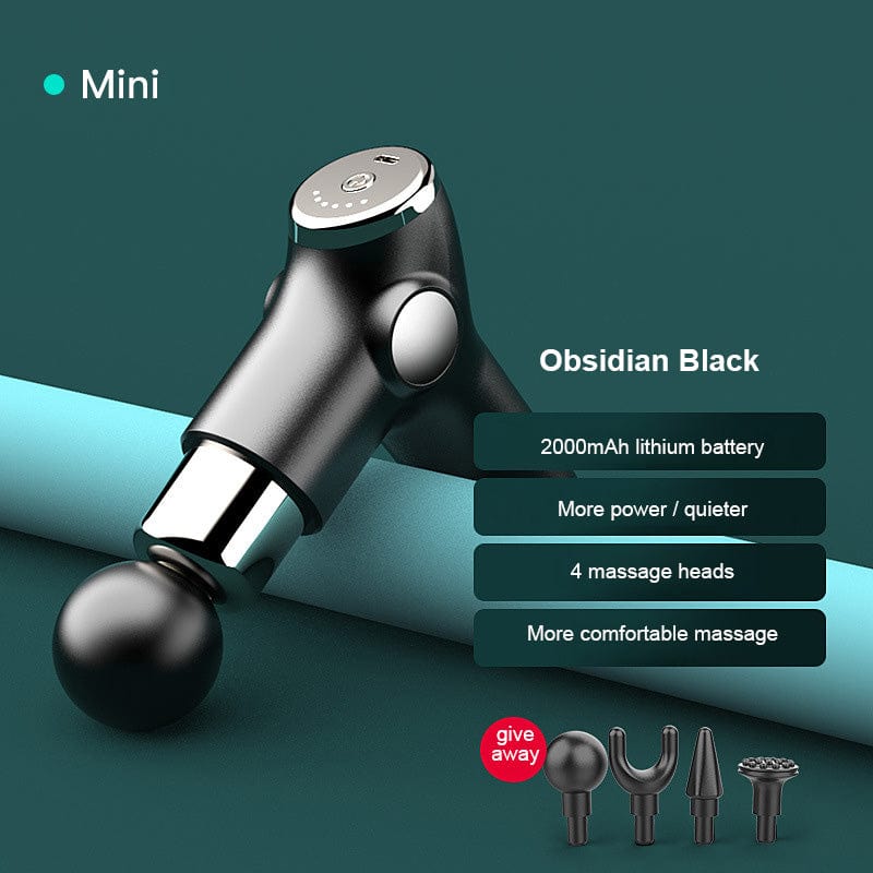 DeepTech mini muscle massager Black Button type