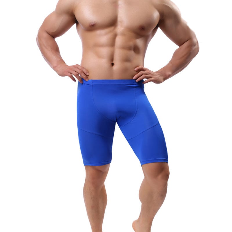 Allrj Compression training short Colorful Blue