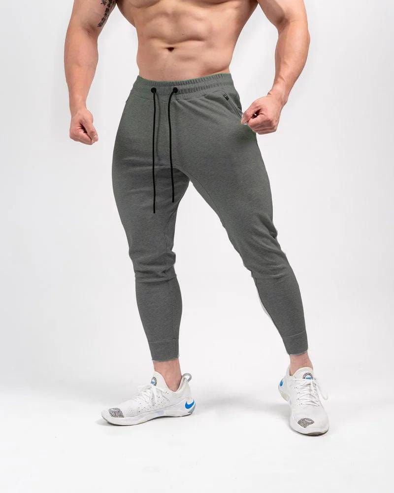 Slim-fit Cropped Muscle Jogger Dark Grey