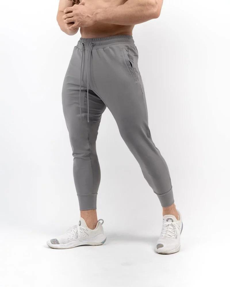 Slim-fit Cropped Muscle Jogger Grey