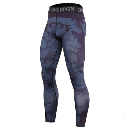 Mens tactical muscle compression legging 2Style