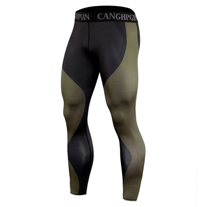 Mens tactical muscle compression legging 9Style