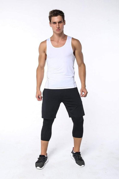 Pro Compression 3/4 Fitness Tights - ALLRJ