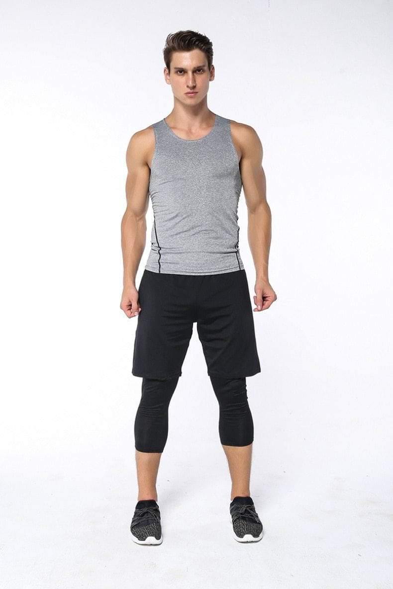 Pro Compression 3/4 Fitness Tights - ALLRJ