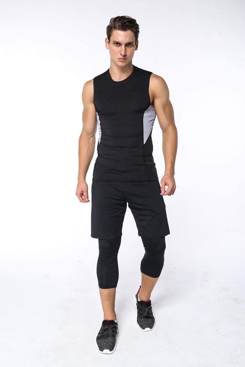 Pro Compression 3/4 Fitness Tights - ALLRJ