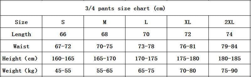 Pro Compression 3/4 Fitness Tights - ALLRJ