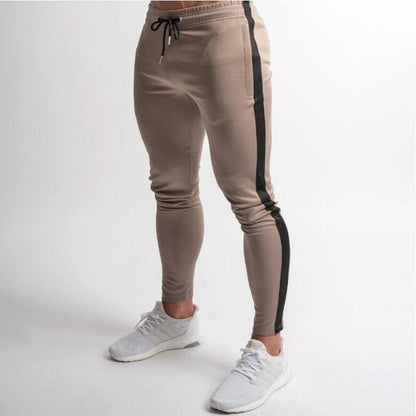 Allrj Slim Gym Jogger Khaki and black