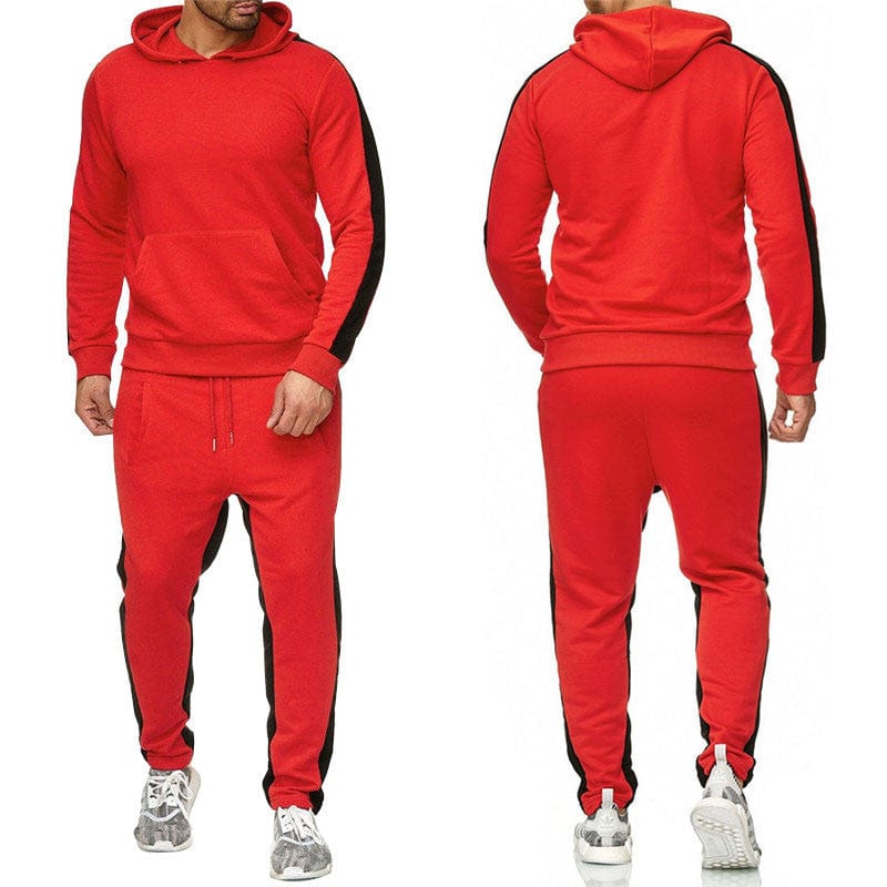 Men's essential fitness suit Red