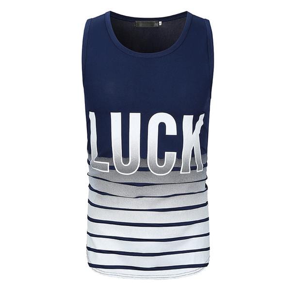 Luck Men’s Tank Top Tibetan blue