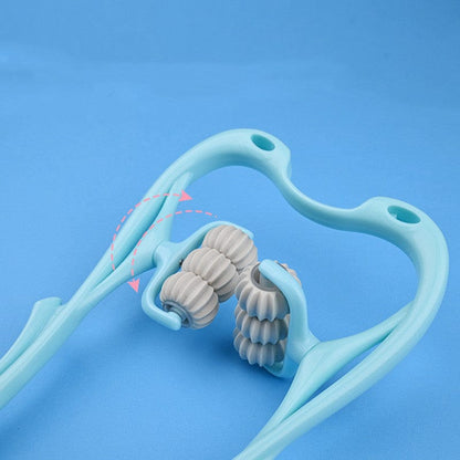 Allrj Multifunctional Manual Six - wheel Neck Massager - ALLRJ