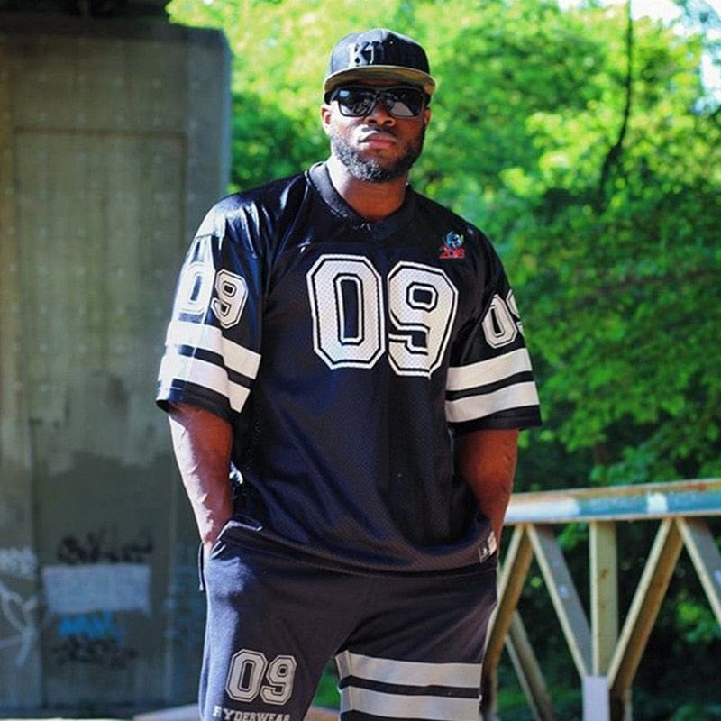 Muscle football jersey
