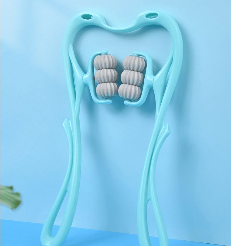 Allrj Multifunctional Manual Six-wheel Neck Massager - ALLRJ
