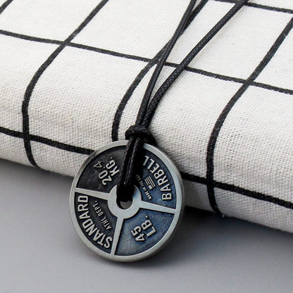 Allrj Mass God 45 Plate stainless steel necklace - ALLRJ