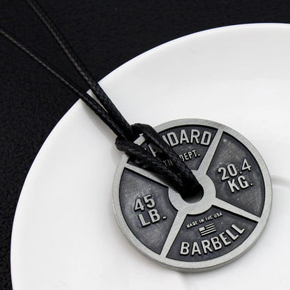 Allrj Mass God 45 Plate stainless steel necklace - ALLRJ
