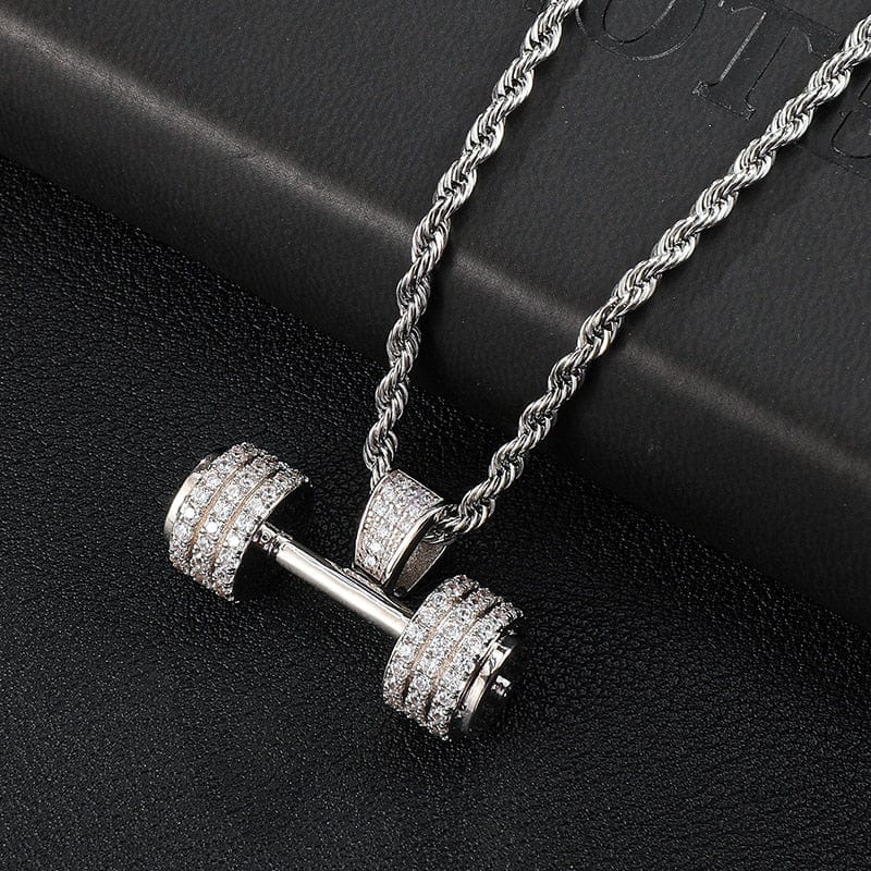 Most muscular dumbbell pendant
