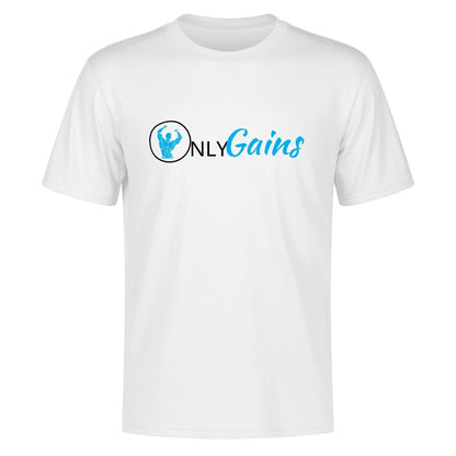 Allrj Only Gains Men's Cotton T Shirt - ALLRJ