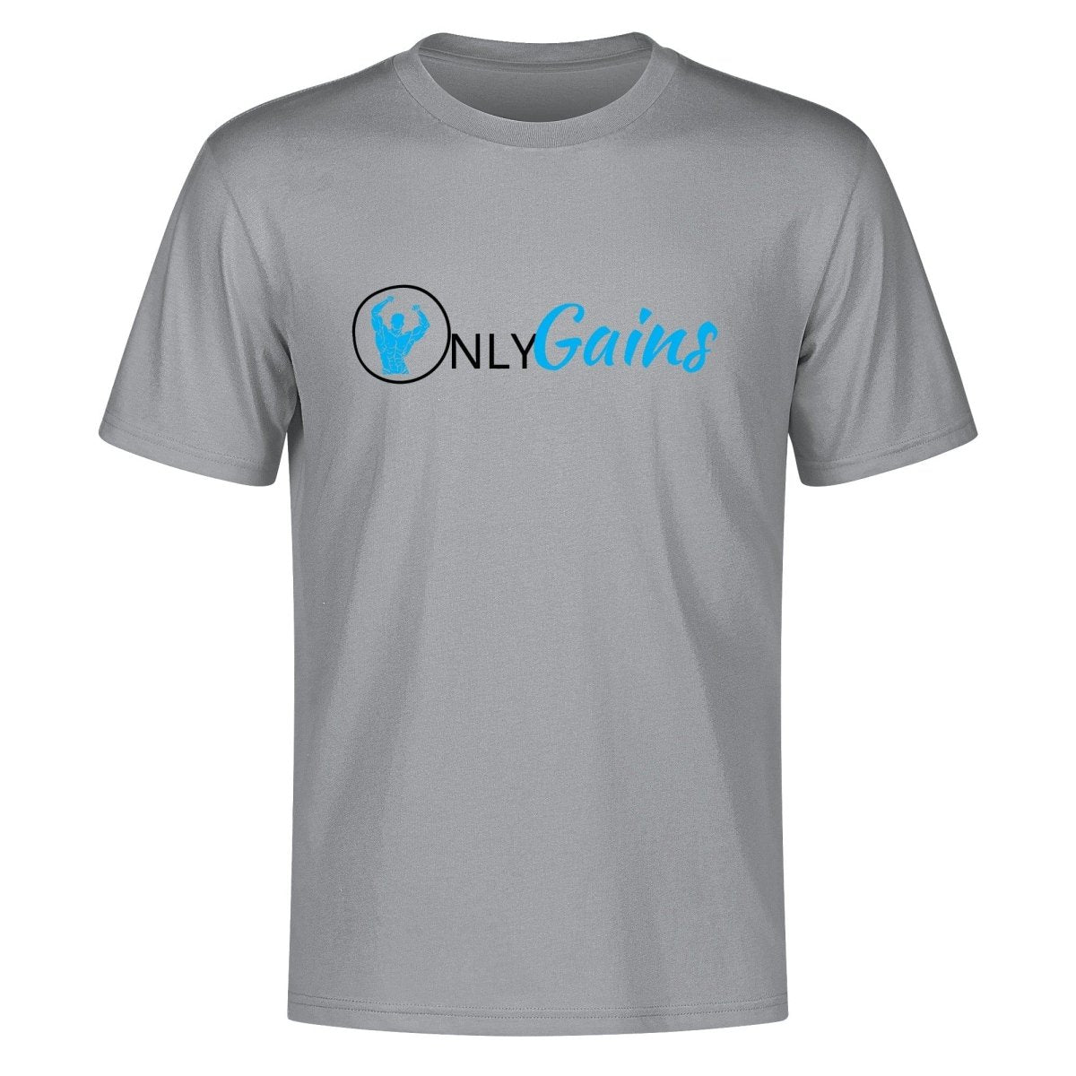 Allrj Only Gains Men's Cotton T Shirt - ALLRJ