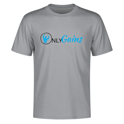 Allrj Only Gains Men's Cotton T Shirt - ALLRJ