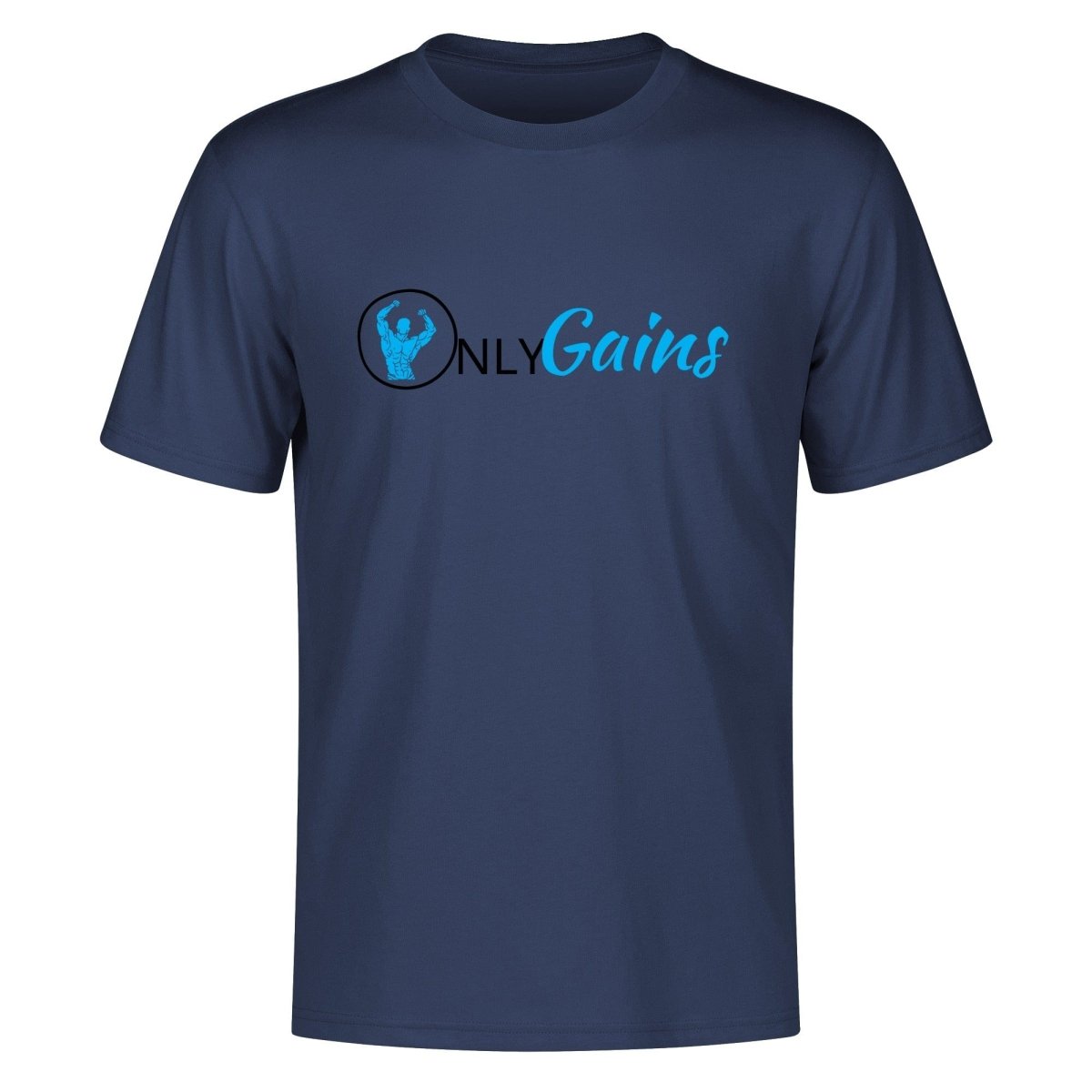 Allrj Only Gains Men's Cotton T Shirt - ALLRJ