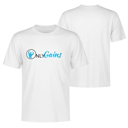 Allrj Only Gains Men's Cotton T Shirt - ALLRJ