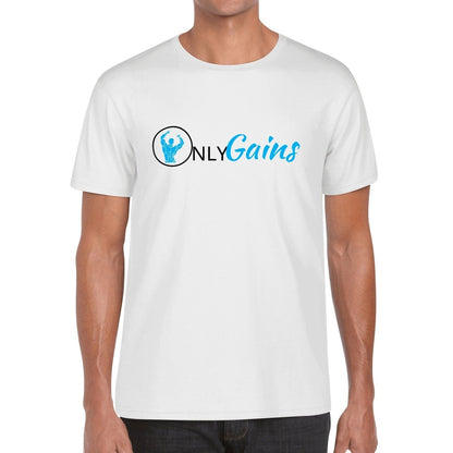 Allrj Only Gains Men's Cotton T Shirt - ALLRJ