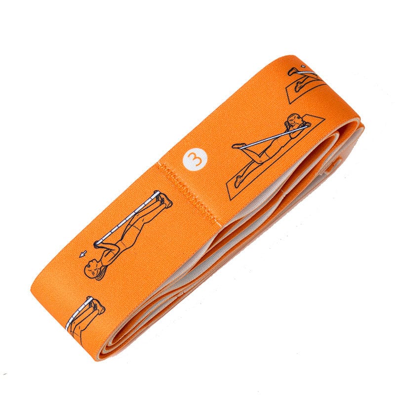 Yoga Stretch Bands Stretch Bands For Resistance Training Orange