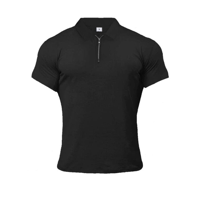 Men's thiery muscle polo