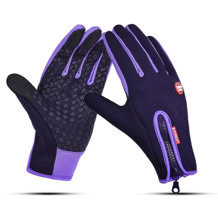 Touchscreen winter thermal gloves Purple XL