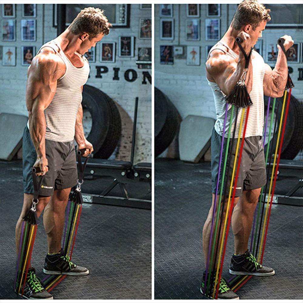 Allrj™ Pro Core Home Gym Resistance Bands - Workout more at home with less.